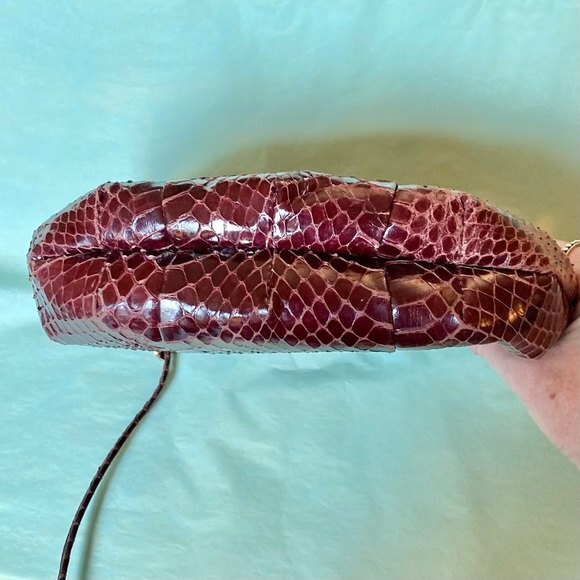 Vintage Genuine Snakeskin Shoulder Bag from Spain - Picture 6 of 9